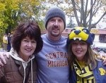 Patti, Brad and me before the Michigan-Michigan State game