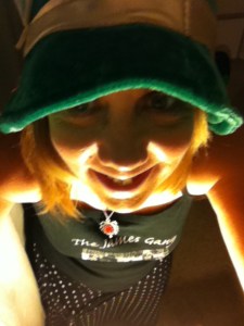 Note the James Gang T-shirt! That's another story . . . I guess I didn't know as many of their songs as I thought. 