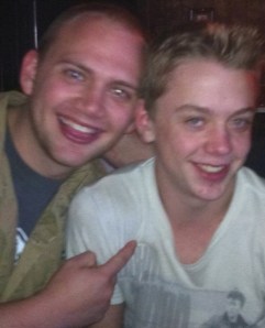 Celebrating at their dad's 50th a few hours before the flu hit. 